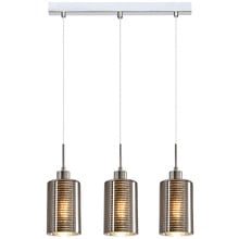 Espejo 3 Light Glass & Iron Pendant